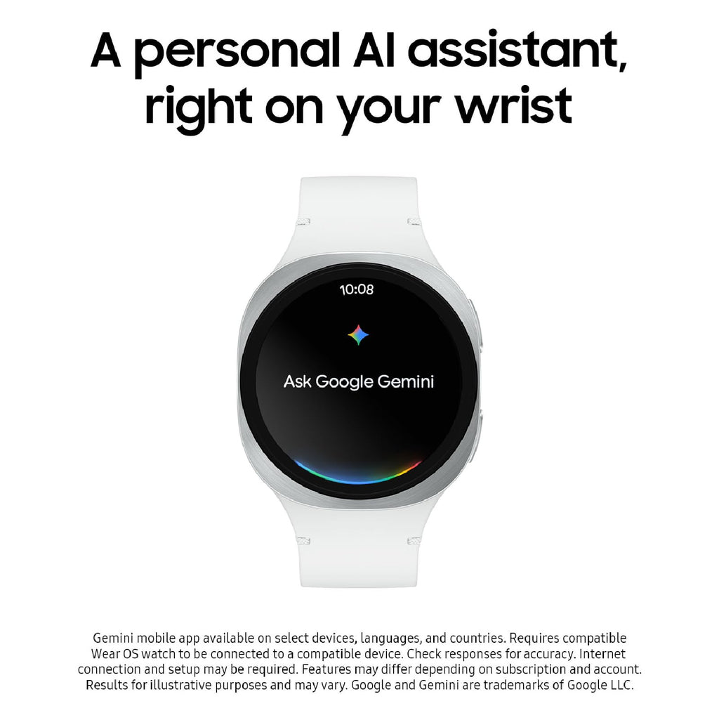 Samsung Galaxy Watch 8 (2025) 44mm Bluetooth Smartwatch, Cushion Design, Fitness Tracker, Sleep Coaching, Running Coach, Energy Score, Heart Rate Tracking, Graphite [US Version, 2 Yr Warranty]