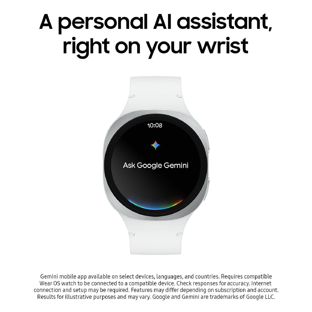 Samsung Galaxy Watch 8 (2025) 44mm Bluetooth Smartwatch, Cushion Design, Fitness Tracker, Sleep Coaching, Running Coach, Energy Score, Heart Rate Tracking, Graphite [US Version, 2 Yr Warranty]