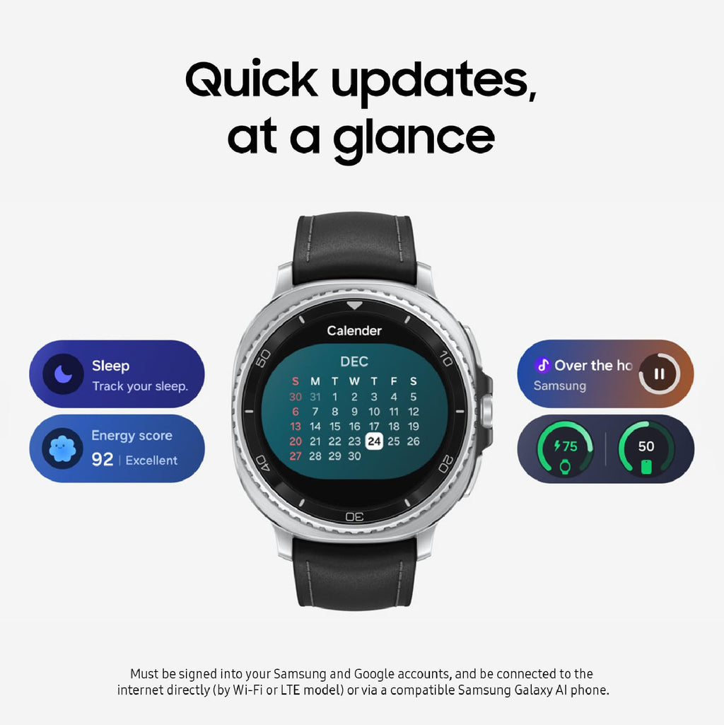 Samsung Galaxy Watch 8 (2025) 44mm Bluetooth Smartwatch, Cushion Design, Fitness Tracker, Sleep Coaching, Running Coach, Energy Score, Heart Rate Tracking, Graphite [US Version, 2 Yr Warranty]
