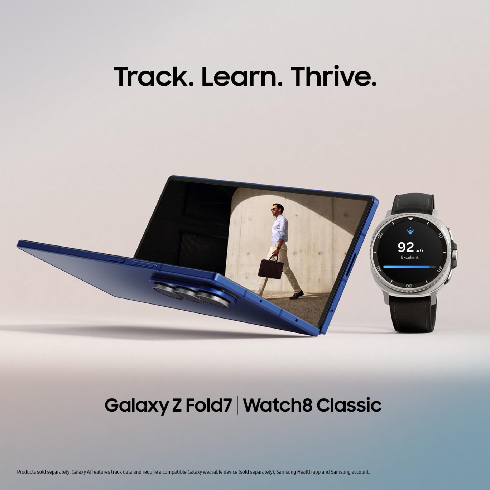 Samsung Galaxy Watch 8 (2025) 44mm Bluetooth Smartwatch, Cushion Design, Fitness Tracker, Sleep Coaching, Running Coach, Energy Score, Heart Rate Tracking, Graphite [US Version, 2 Yr Warranty]