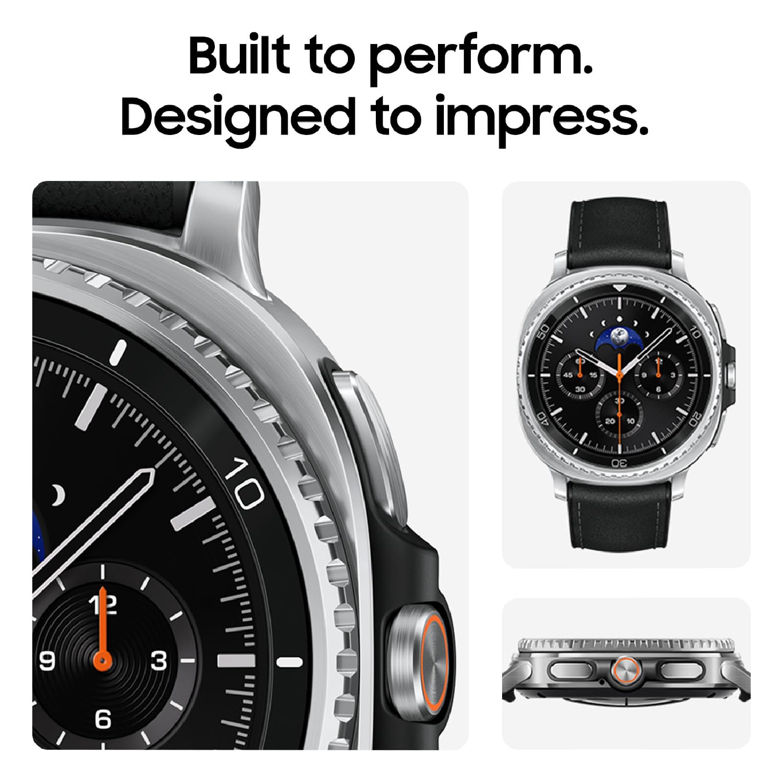 Samsung Galaxy Watch 8 (2025) 44mm Bluetooth Smartwatch, Cushion Design, Fitness Tracker, Sleep Coaching, Running Coach, Energy Score, Heart Rate Tracking, Graphite [US Version, 2 Yr Warranty]