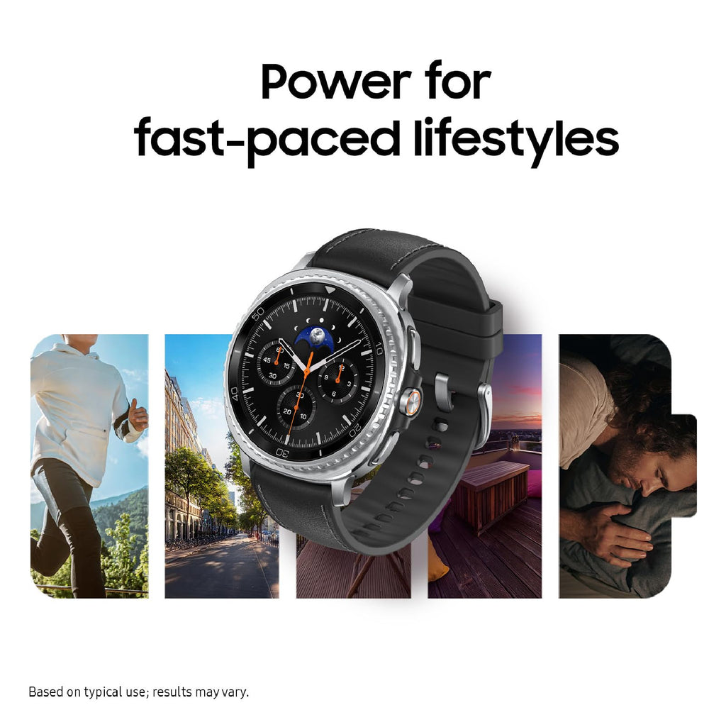 Samsung Galaxy Watch 8 (2025) 44mm Bluetooth Smartwatch, Cushion Design, Fitness Tracker, Sleep Coaching, Running Coach, Energy Score, Heart Rate Tracking, Graphite [US Version, 2 Yr Warranty]