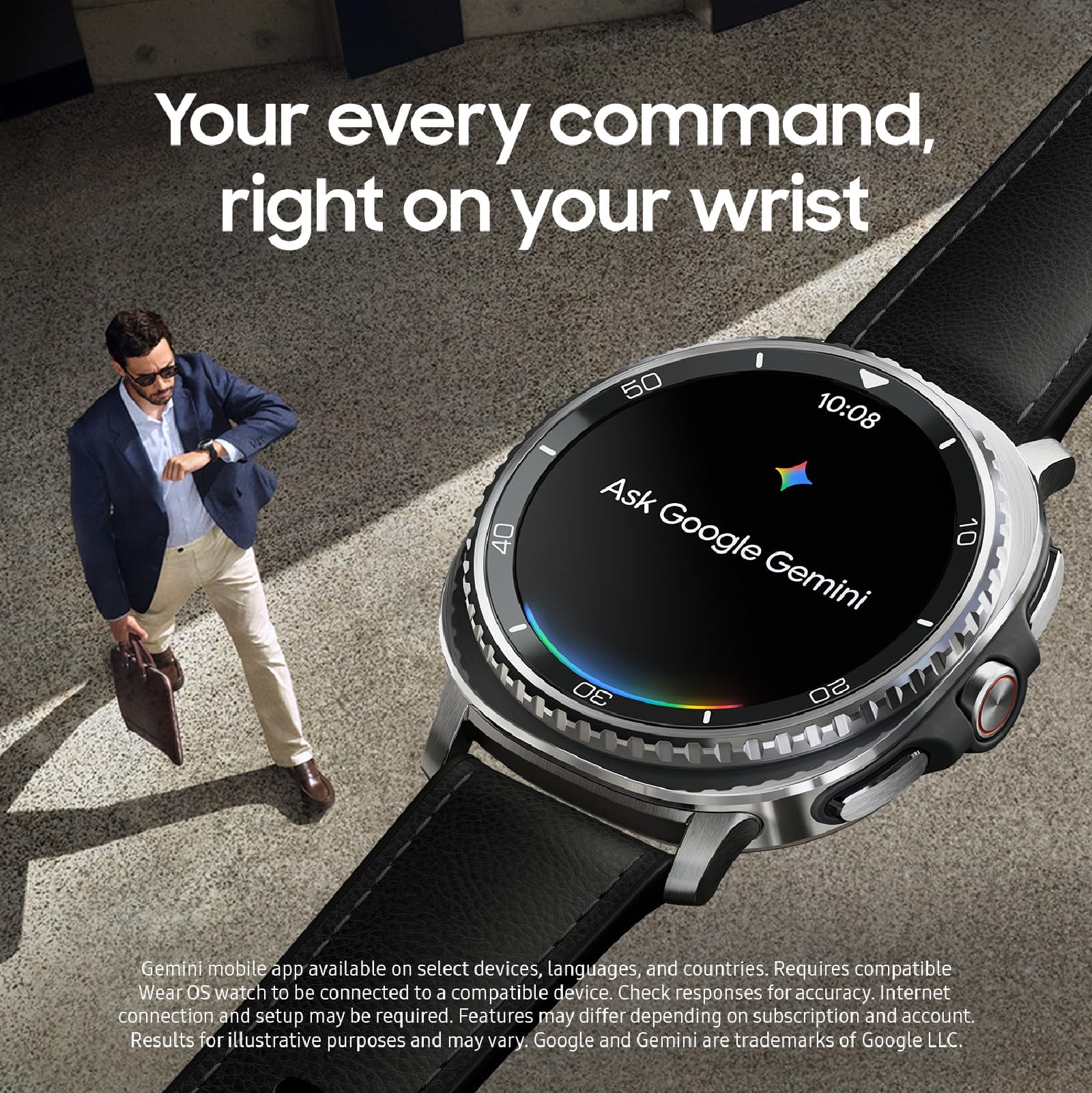 Samsung Galaxy Watch 8 (2025) 44mm Bluetooth Smartwatch, Cushion Design, Fitness Tracker, Sleep Coaching, Running Coach, Energy Score, Heart Rate Tracking, Graphite [US Version, 2 Yr Warranty]